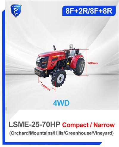 Mini tracteur utilitaire Compact à quatre roues pour pelouse et petite ferme